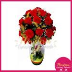 Cristal mediano en Rosas Rojas