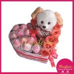 Caja de Corazón Champan