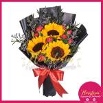 Bouquet de Girasoles y Clavellina