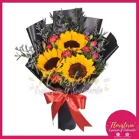 Bouquet de Girasoles y Clavellina