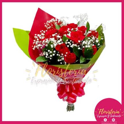 Bouquet Tradicional Rosas Rojas