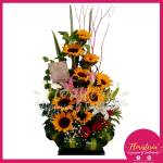 Ramo Tradicional Diseño En Girasoles