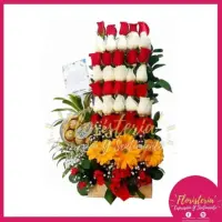 Escaleras | Rosas | Blancas | Rojas | Chocolates Ferrero