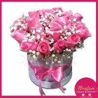 Caja Redonda en Rosas | Cumpleaños