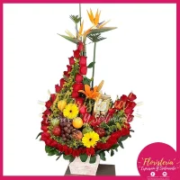 Ramo Tradicional en Rosas Caracol | Frutas #07