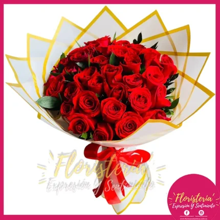 Bouquet | Rosas | Rusco | Papel Coreano #109