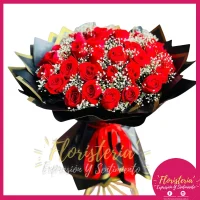 Bouquet | Reversible | Rosas y Gipso | Papel Coreano #111