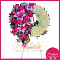 Fúnebre | Condolencia | Corona | Rosas  #118
